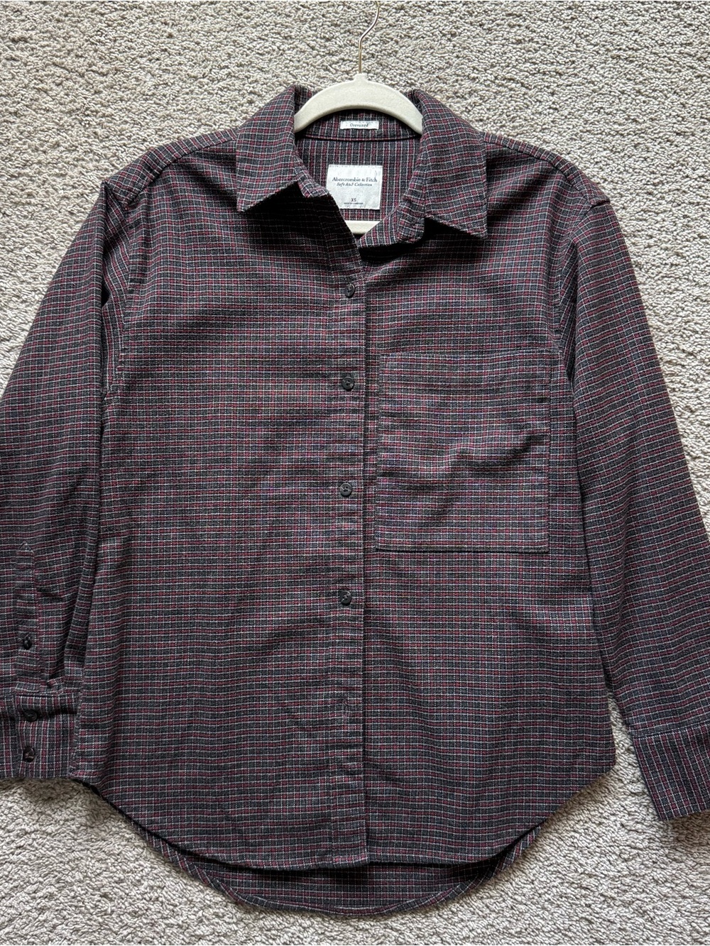 Abercrombie & Fitch Women's Oversized Soft Flannel